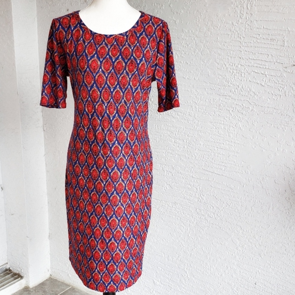 LuLaRoe Julia Dress Sz. L
